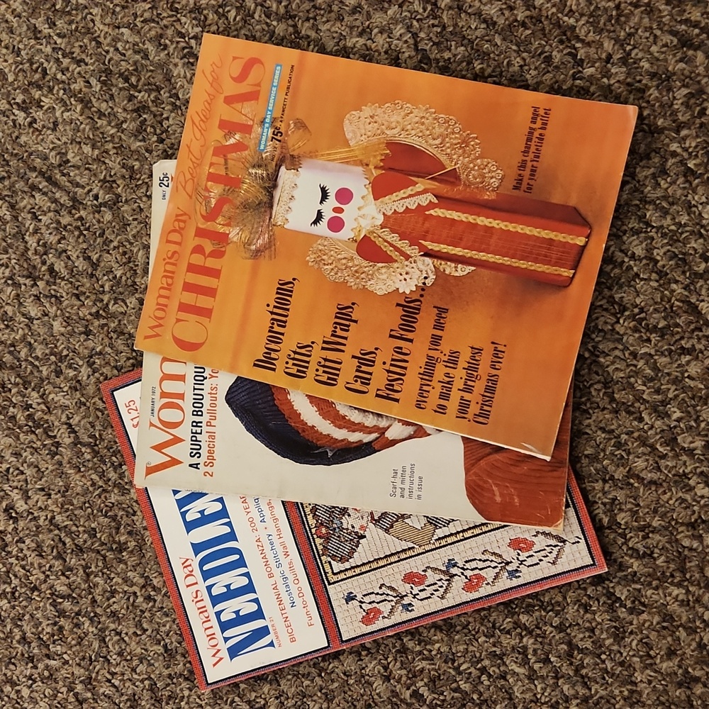 Vintage 1970 Woman's Day Magazines